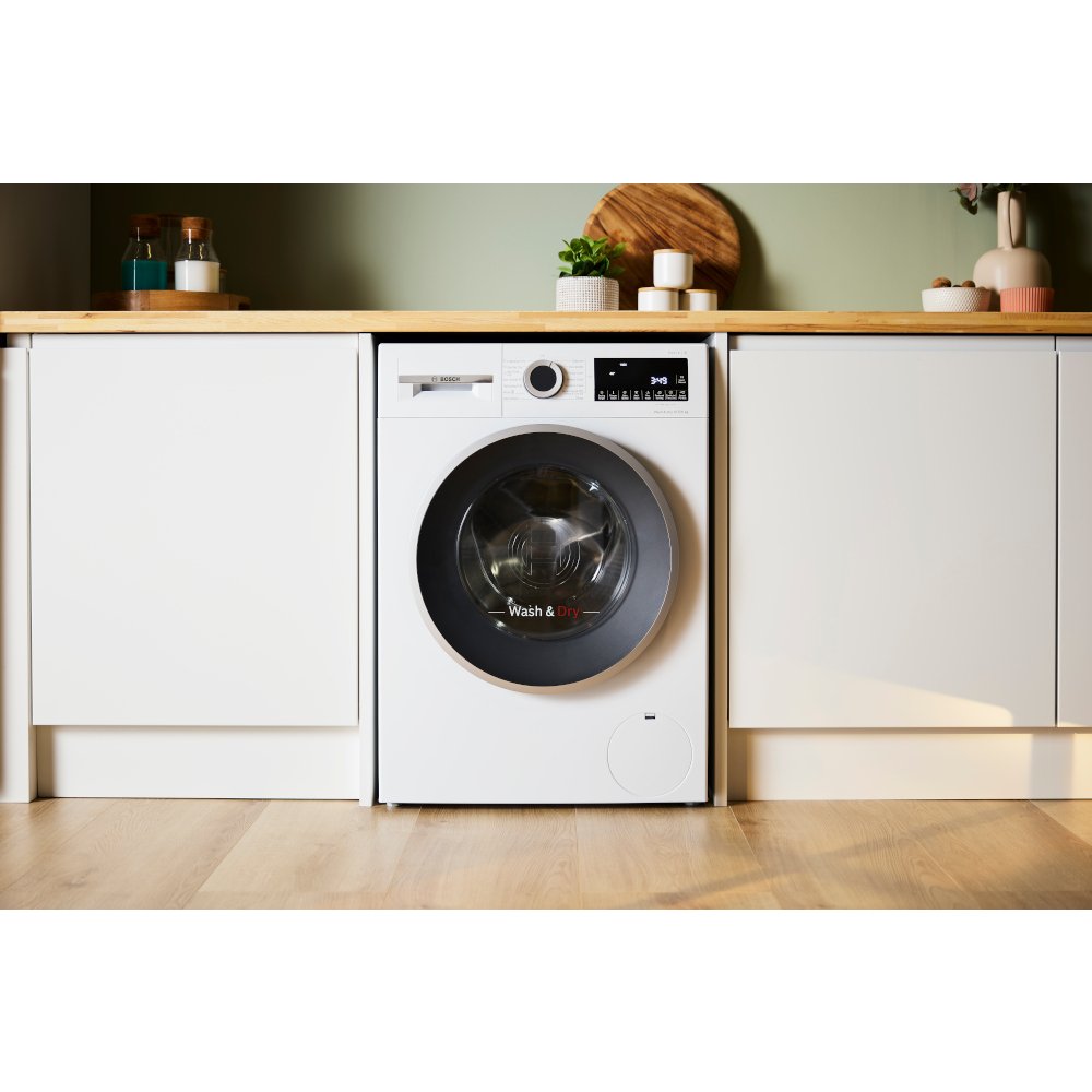 Bosch WNG25401GB Series 6 Freestanding Washer Dryer 10.5+6kg 1400 Spin White – image 6 of 15