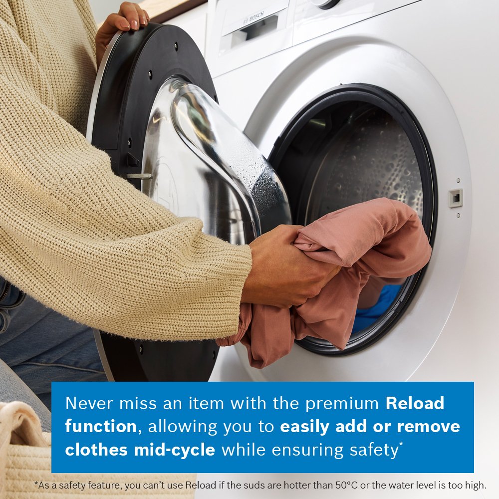 Bosch WNG25401GB Series 6 Freestanding Washer Dryer 10.5+6kg 1400 Spin White – image 13 of 15