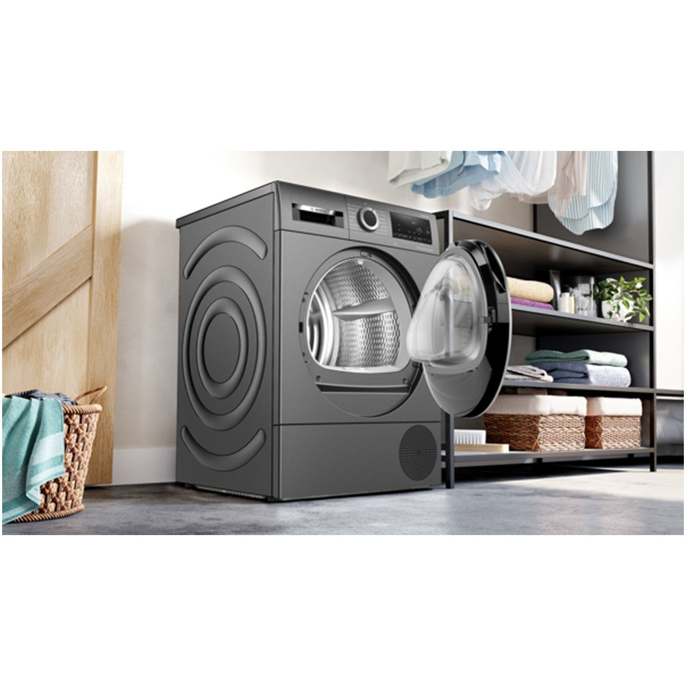 Bosch WQG245R1GB Series 6 9kg Heat Pump Tumble Dryer Graphite - A+++ Rated – image 3 of 11