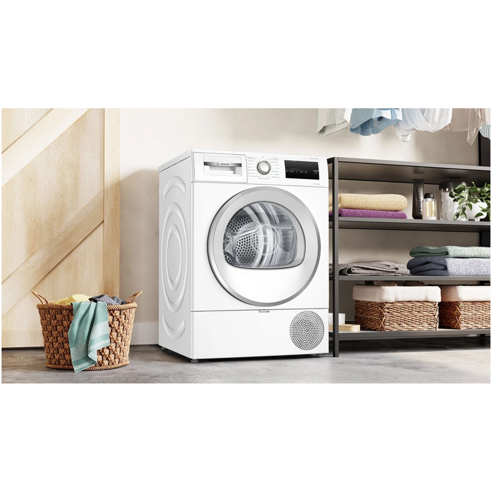 Bosch WTH85224GB Series 4 8kg Heat Pump Tumble Dryer White – image 6 of 12
