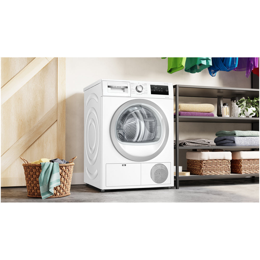 Bosch WTH85225GB Series 4 8kg Heat Pump Tumble Dryer White – image 3 of 9
