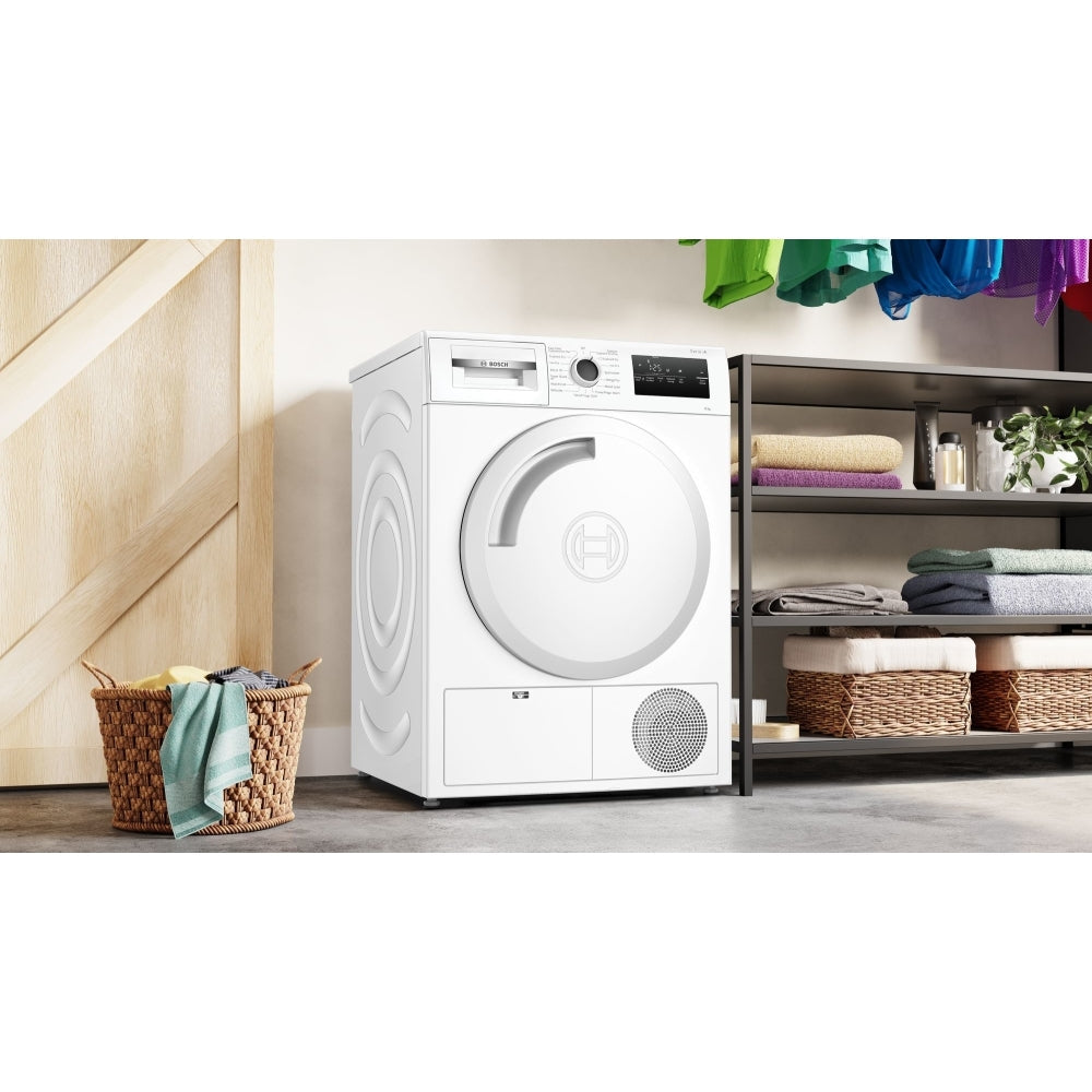 Bosch WTN83202GB Series 4 8Kg Condenser Tumble Dryer White – image 7 of 7