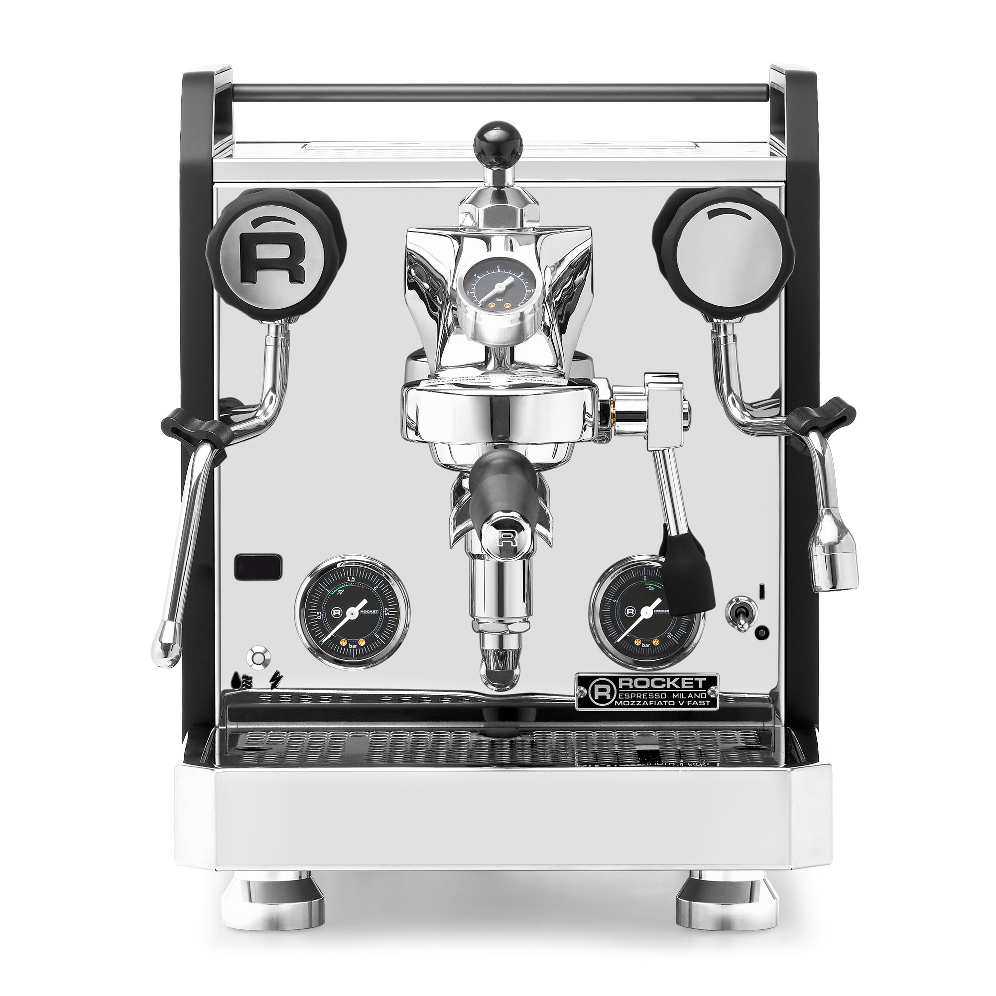 Rocket Espresso Mozzafiato FAST V Espresso Machine – Black / No Accents / Flow Control