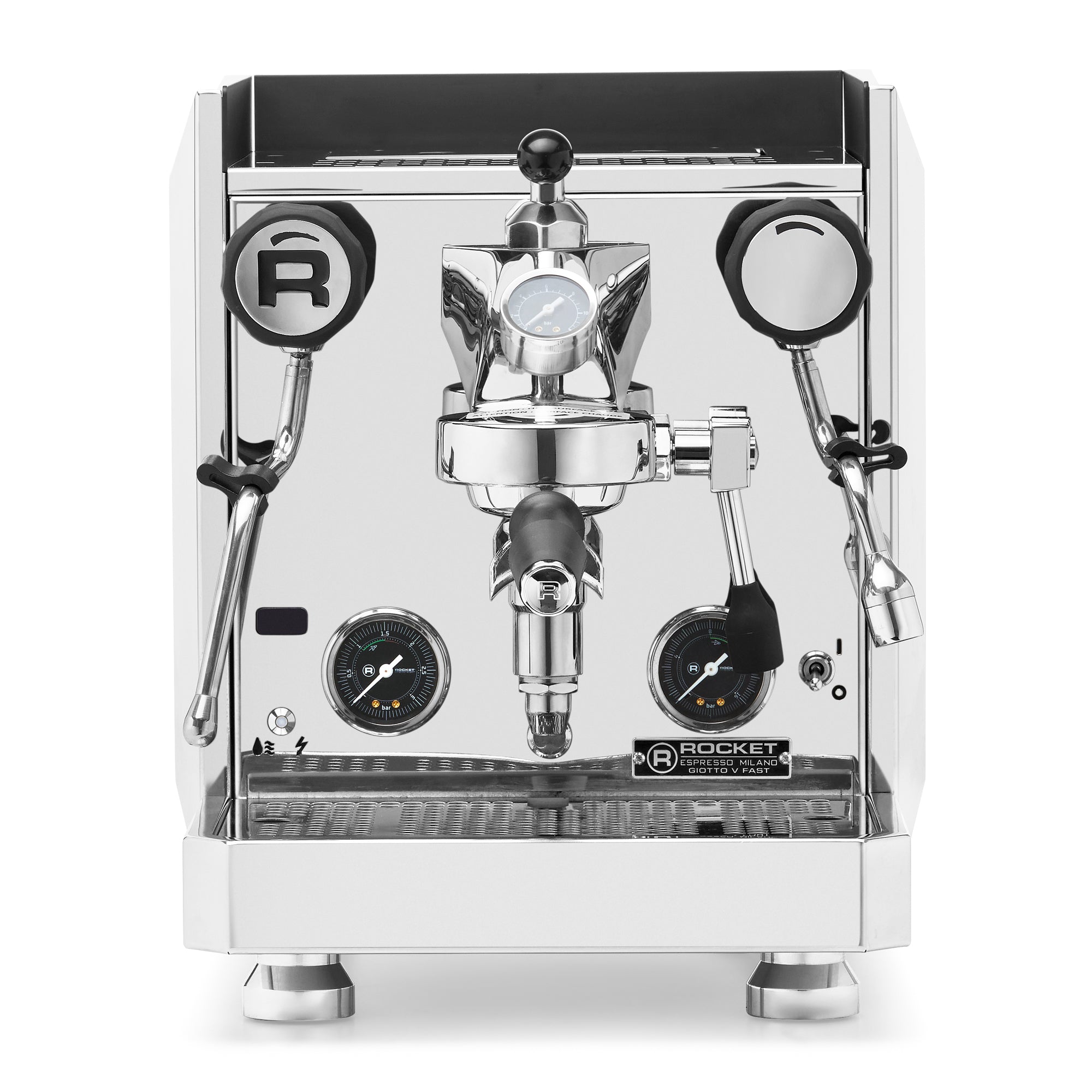 Rocket Espresso Giotto FAST V Espresso Machine – Stainless Steel / No Accents / Flow Control