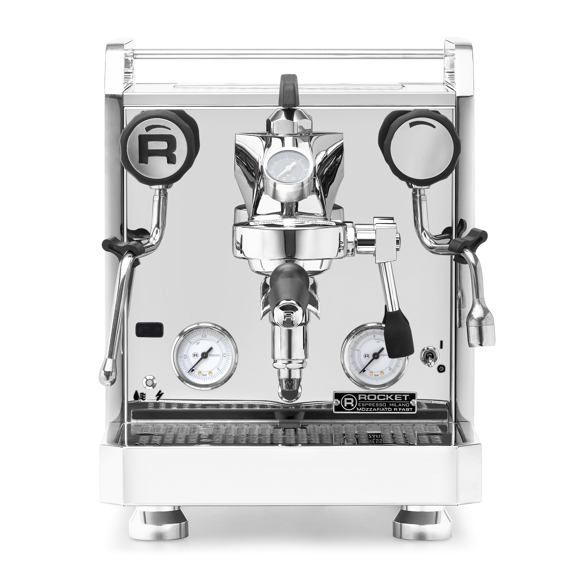 Rocket Espresso Mozzafiato FAST R Espresso Machine – Stainless Steel / No Accents / Flow Paddle