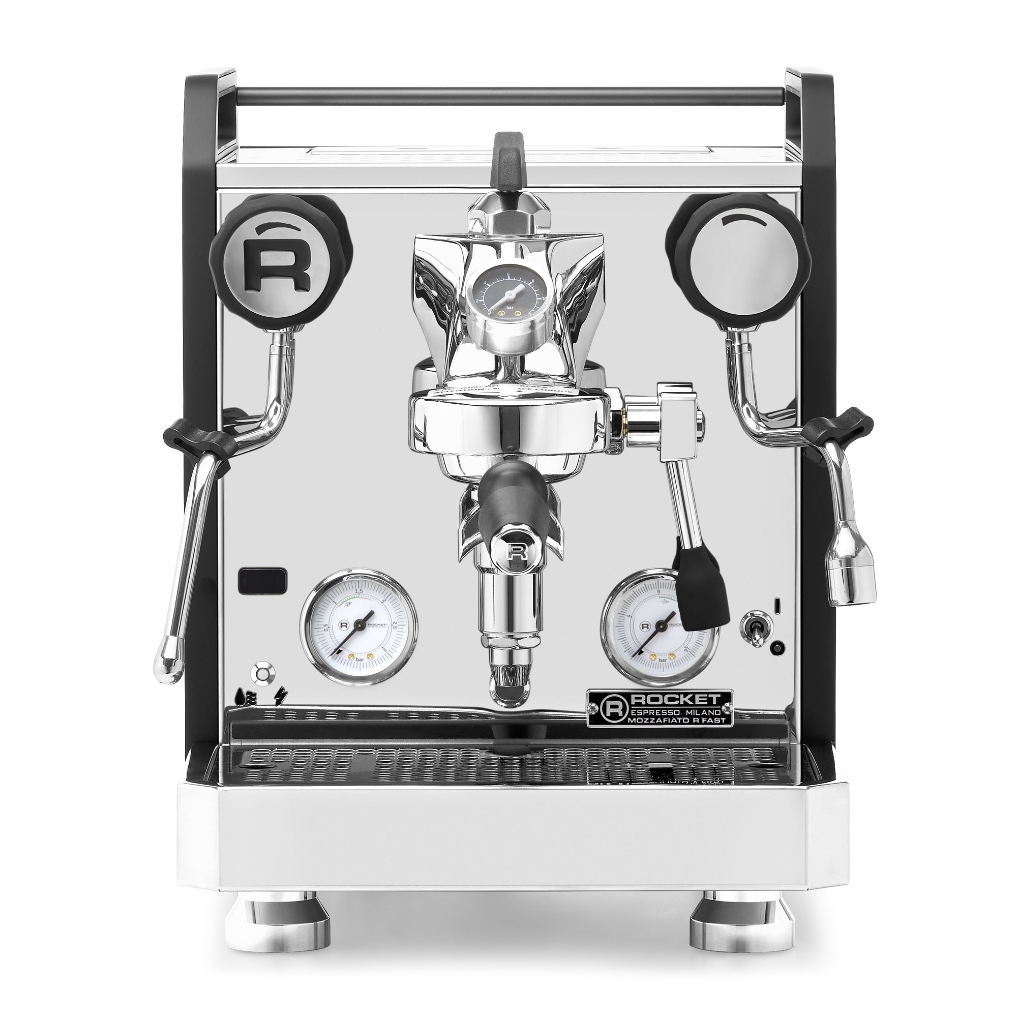 Rocket Espresso Mozzafiato FAST R Espresso Machine – Black / No Accents / Flow Paddle
