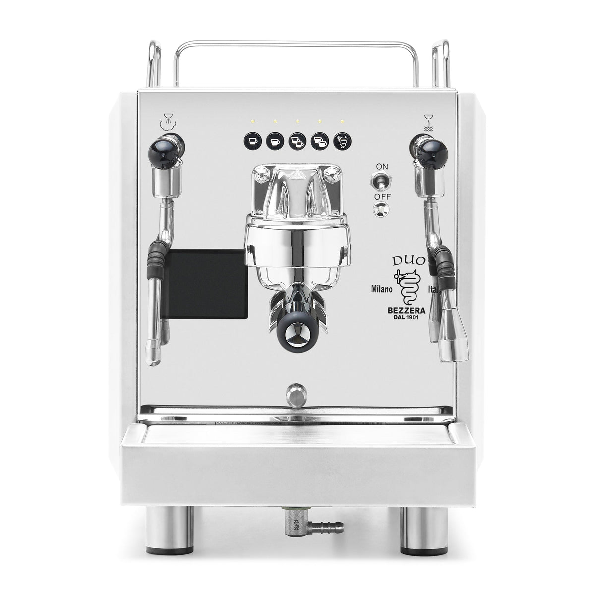 Bezzera DUO DE Espresso Machine – Stainless Steel / No Accents