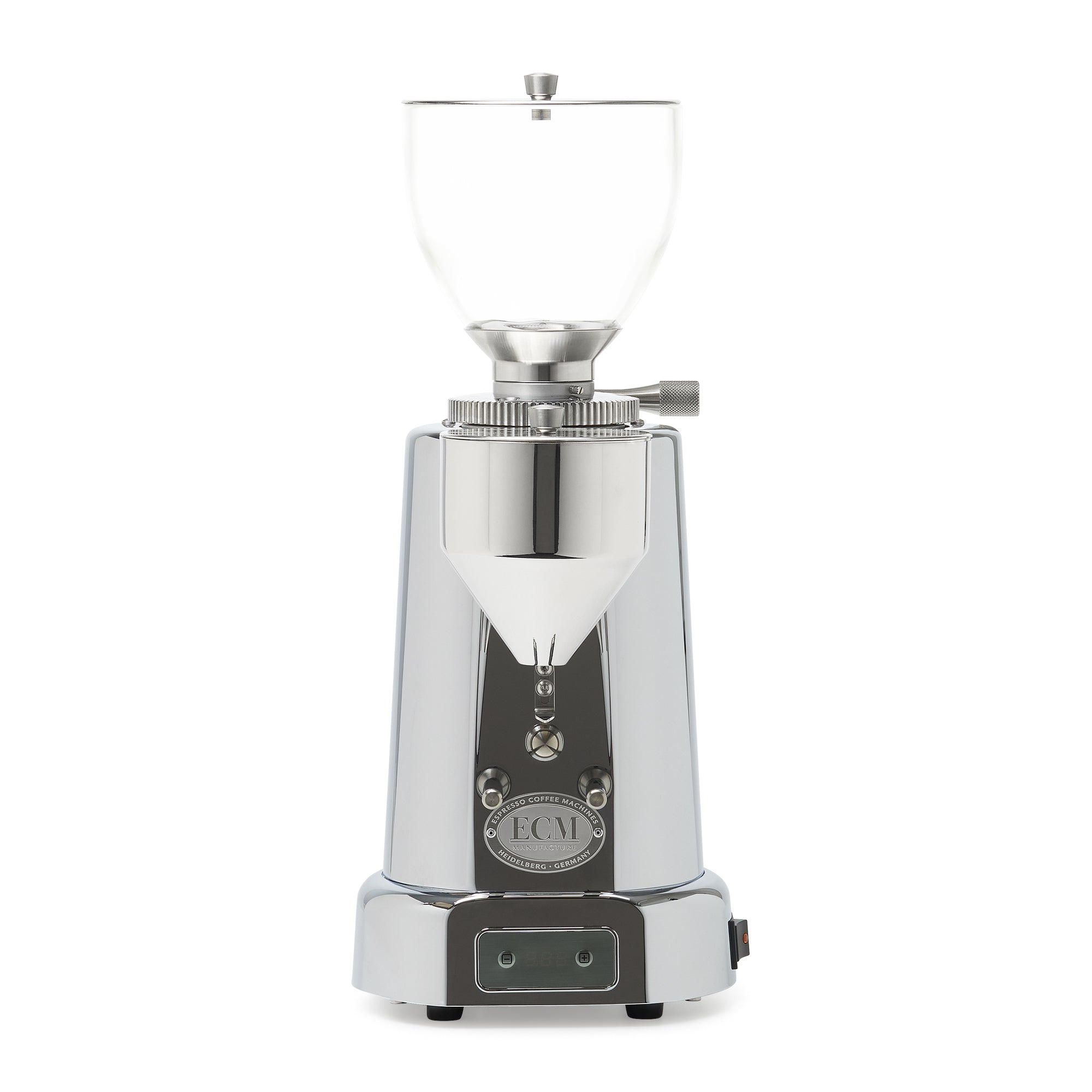 ECM V-Titan 64 Espresso Grinder – Stainless Steel / Glass / Stainless Steel