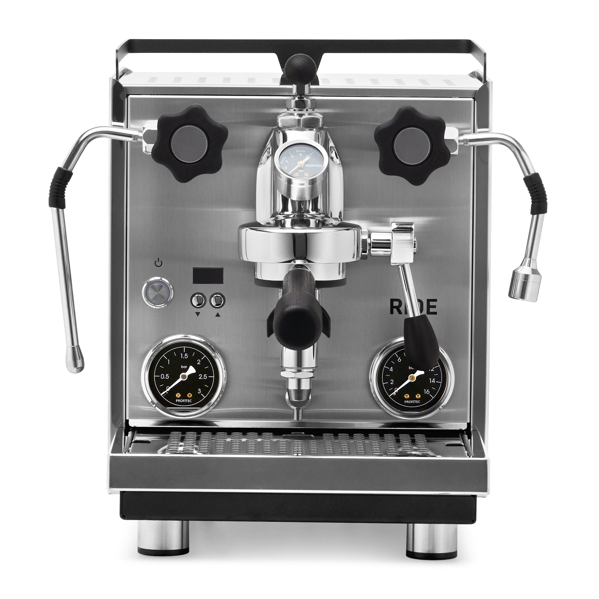 Profitec RIDE Espresso Machine – Rotary / Blackened Oak / Flow Control