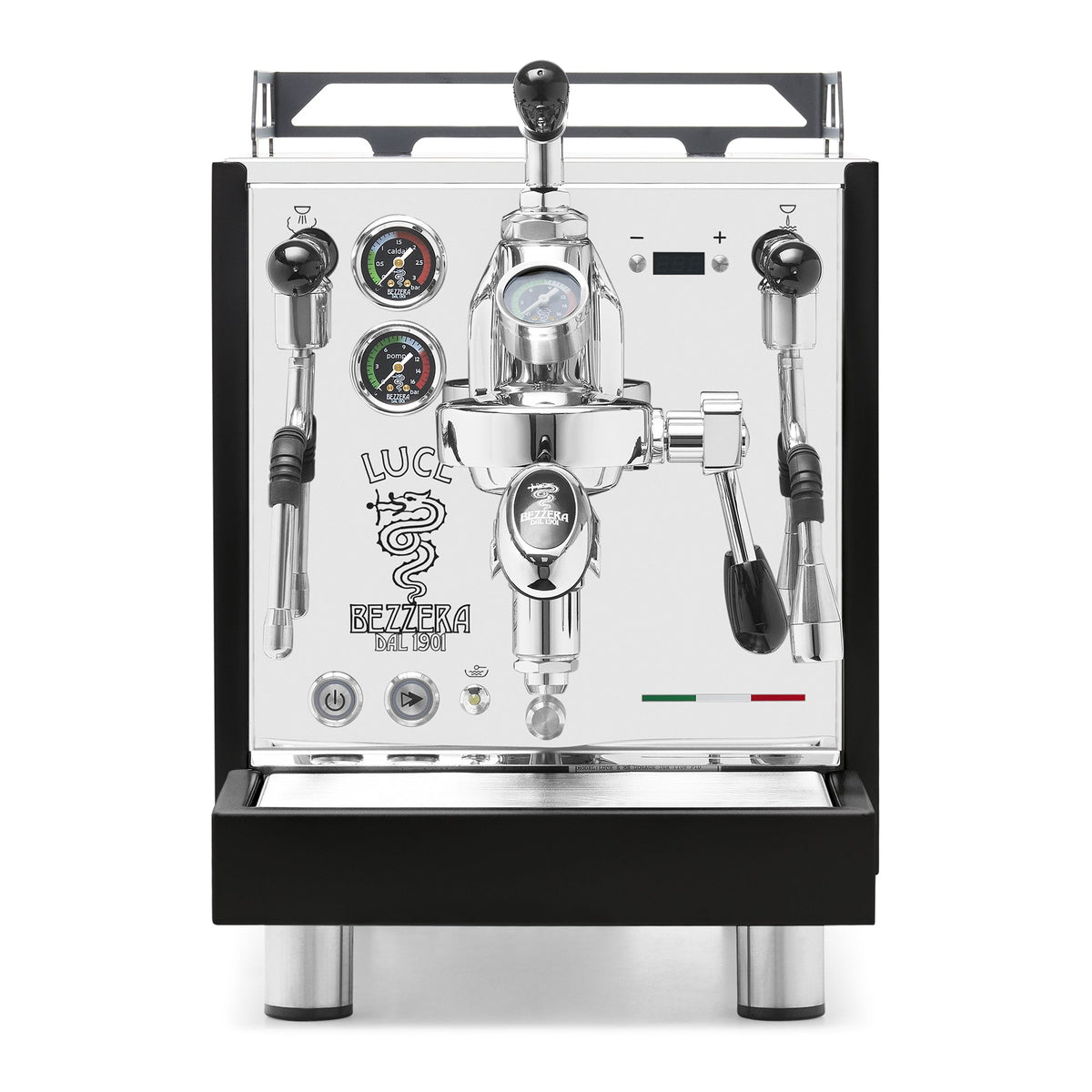 Bezzera LUCE S PID Fast Heating Espresso Machine – Black / No Accents / Flow Control