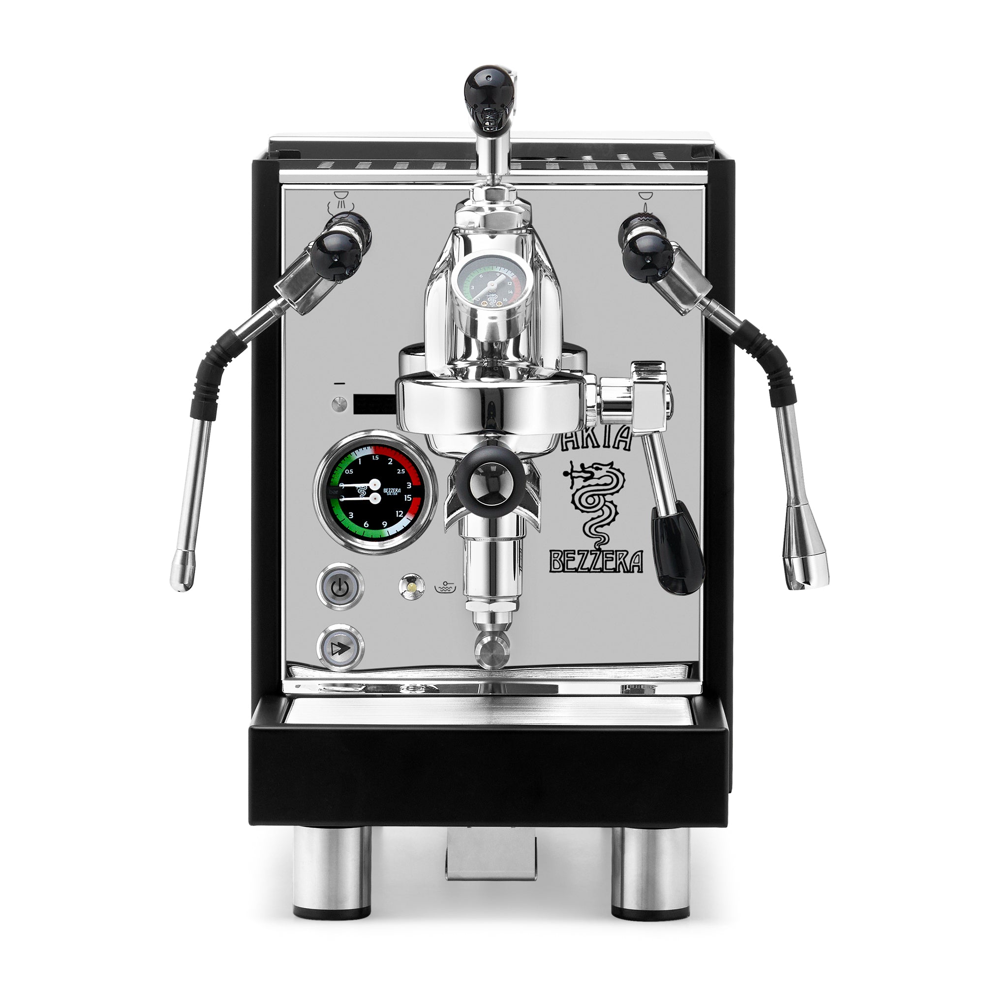 Bezzera Aria PID Fast Heating Espresso Machine – Black / No Accents / Flow Control