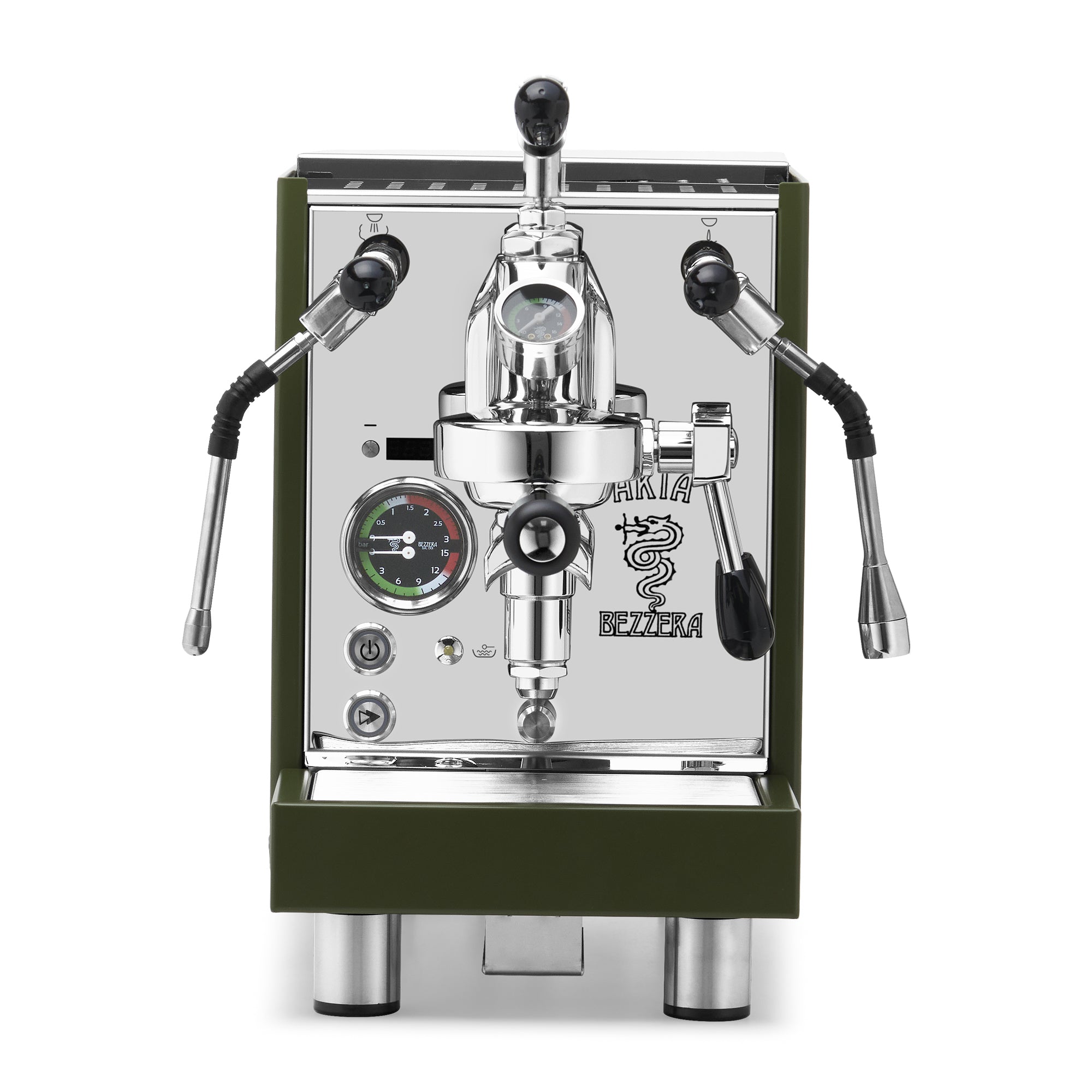 Bezzera Aria PID Fast Heating Espresso Machine – Green / No Accents / Flow Control