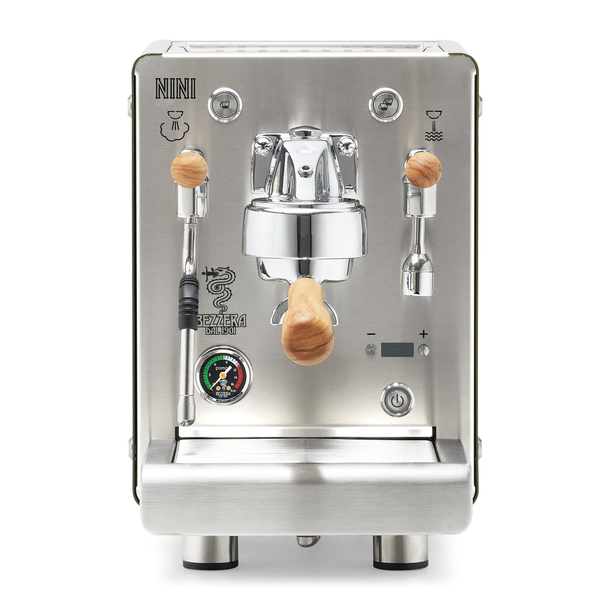 Bezzera NINI DE PID – Green / No Flow Control / Olive Wood