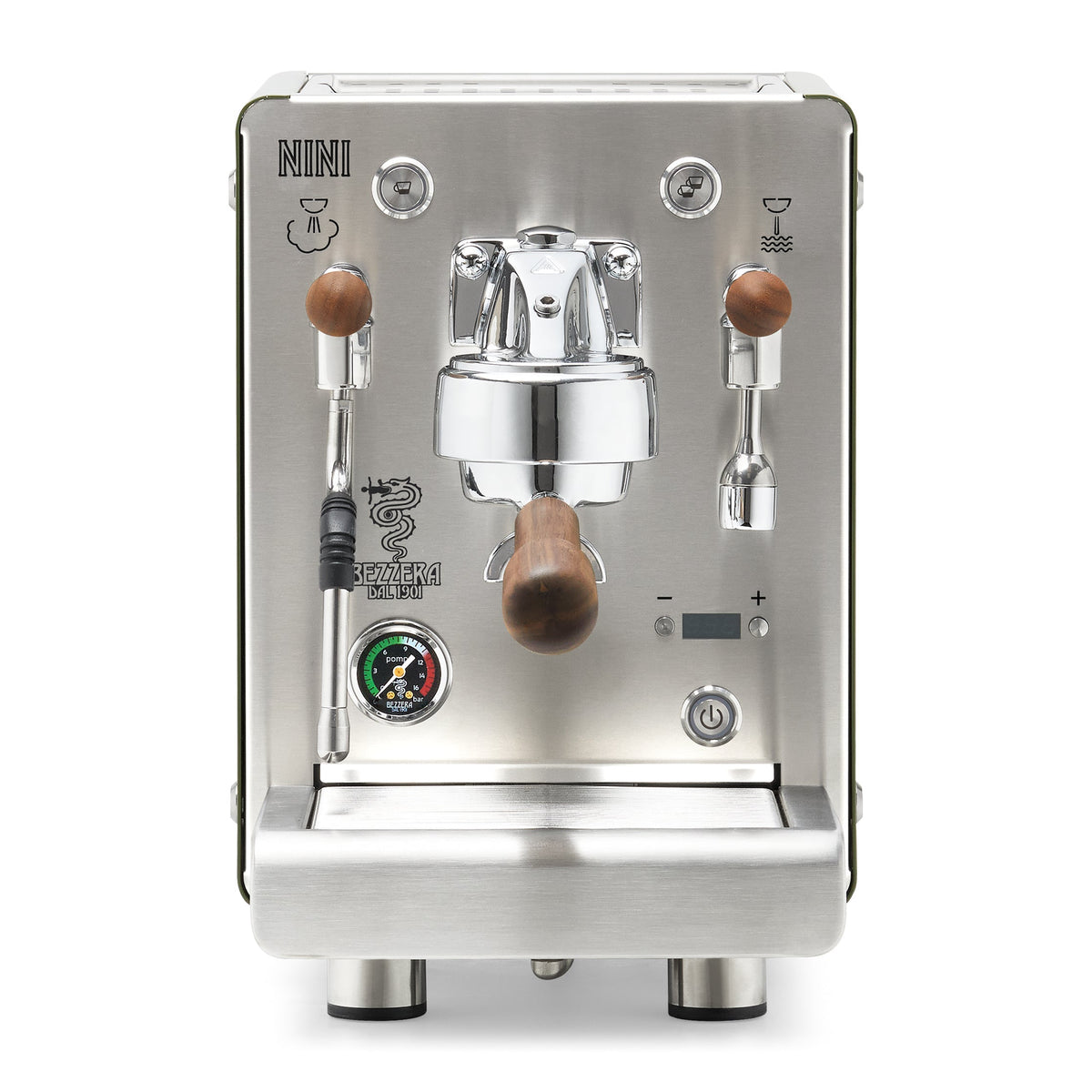 Bezzera NINI DE PID – Green / No Flow Control / Walnut
