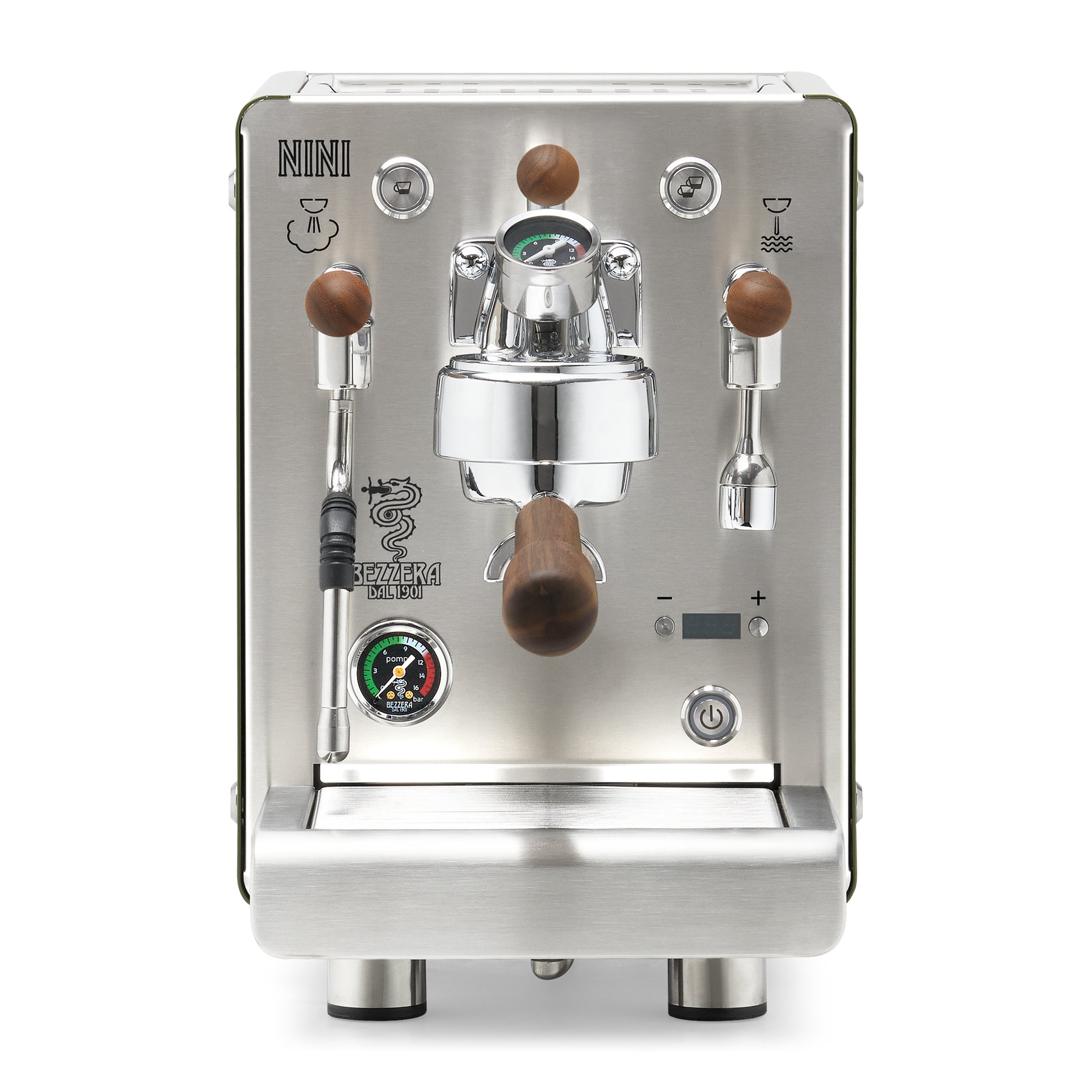Bezzera NINI DE PID – Green / Flow Control / Walnut