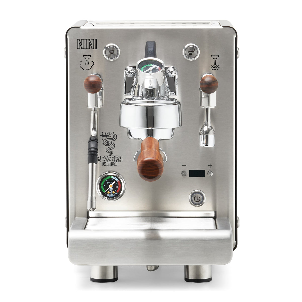 Bezzera NINI DE PID – Black / Flow Paddle / Rosewood
