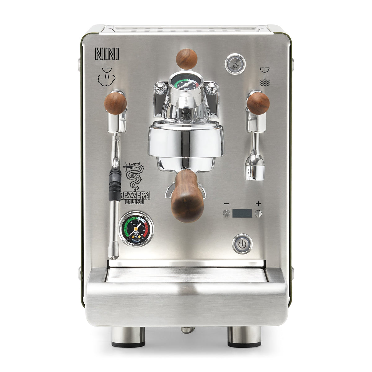 Bezzera NINI PM PID – Green / Flow Control / Walnut