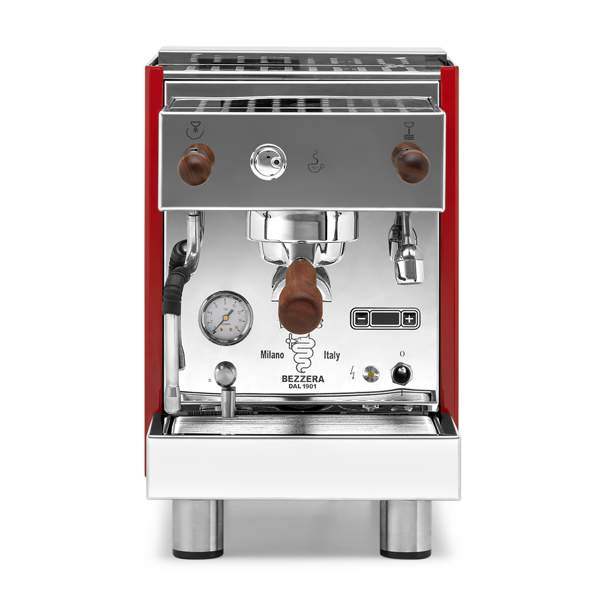 Bezzera BZ13 PM Espresso Machine - Special Edition – Red / Rosewood