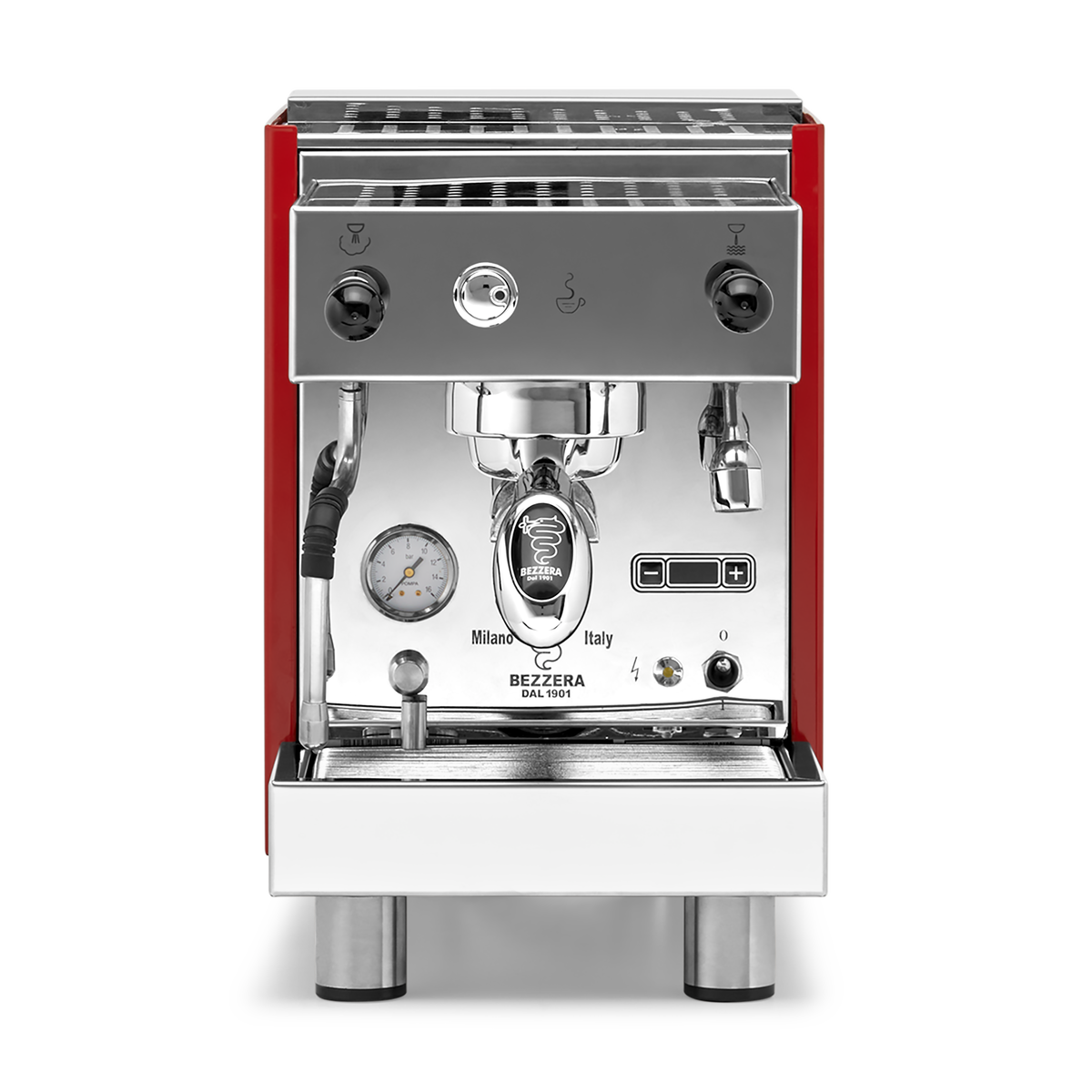 Bezzera BZ13 PM Espresso Machine - Special Edition – Red / No Accents