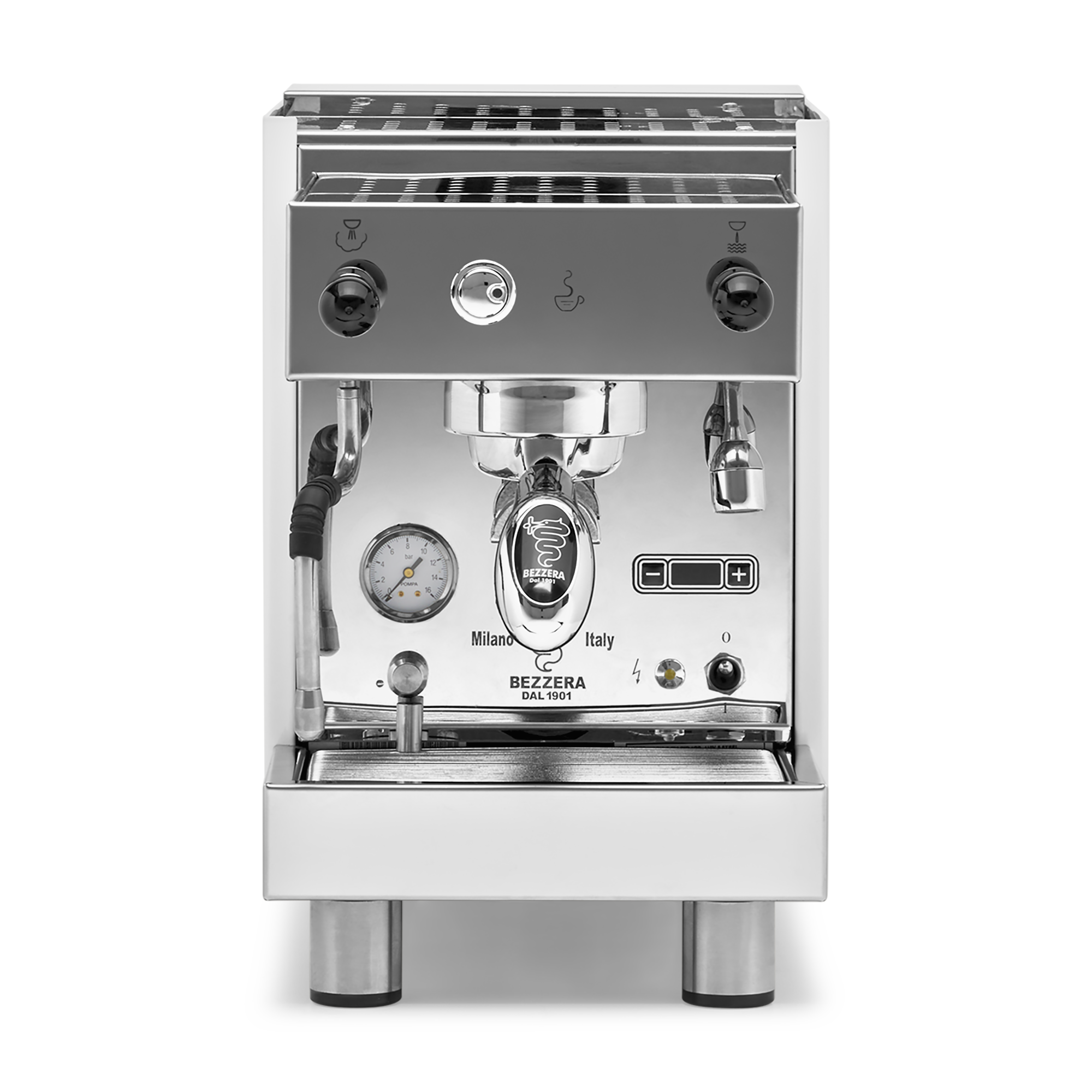 Bezzera BZ13 PM Espresso Machine - Special Edition – White / No Accents