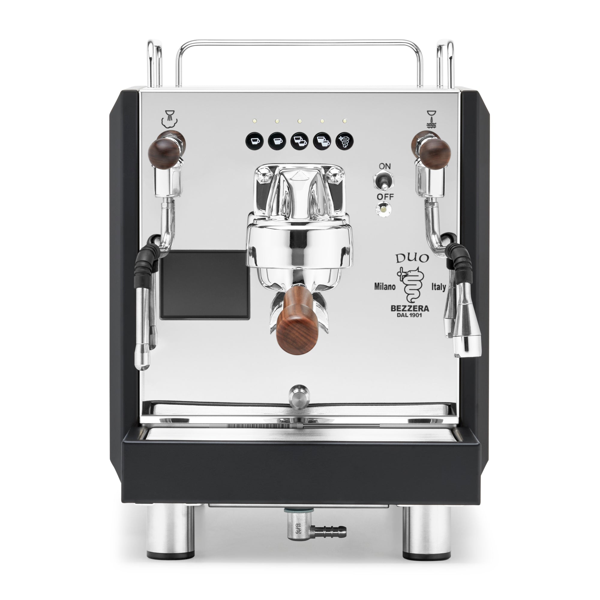 Bezzera DUO DE Espresso Machine – Black / Rosewood