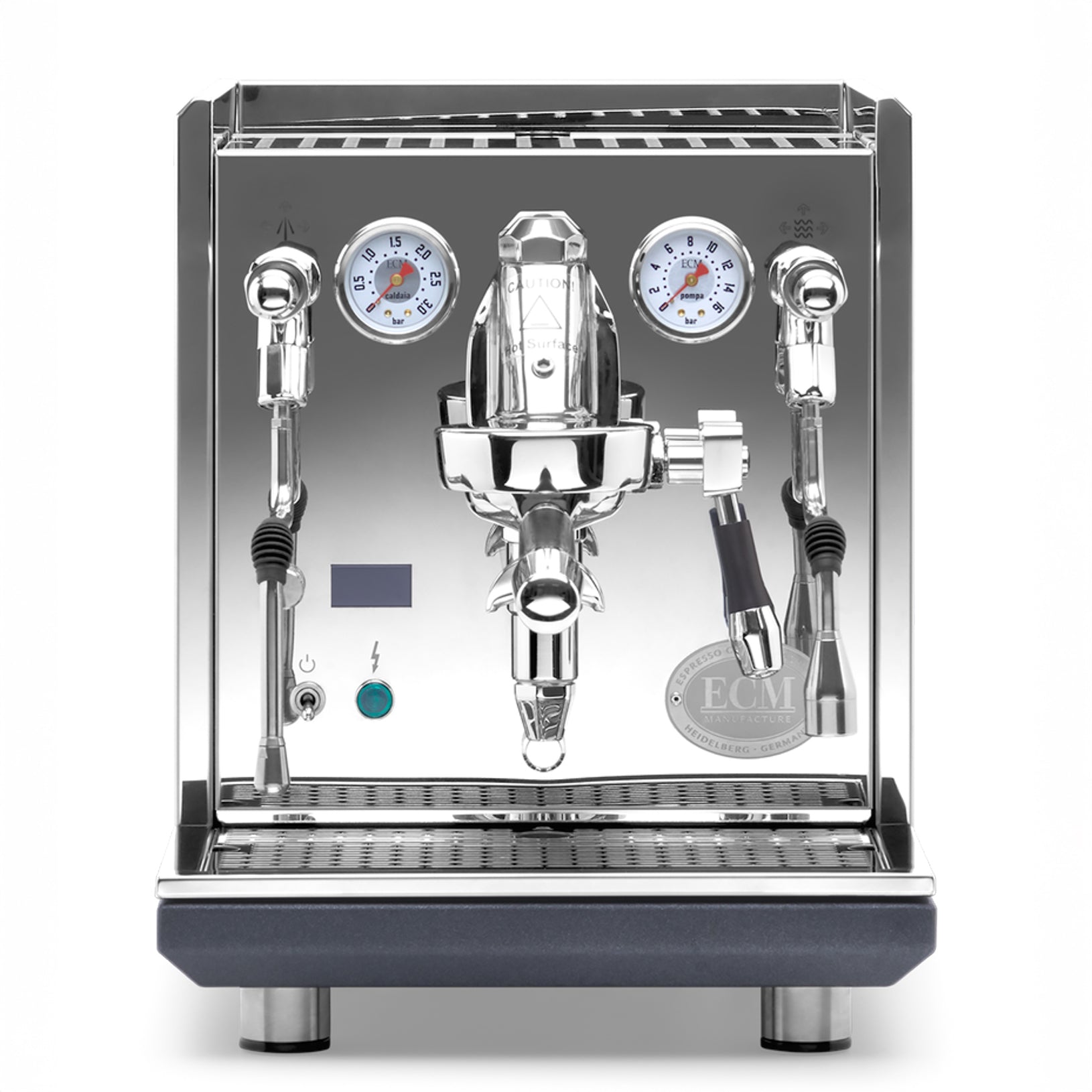 ECM Synchronika II Espresso Machine – Elegant Blackened Oak / No Flow Control