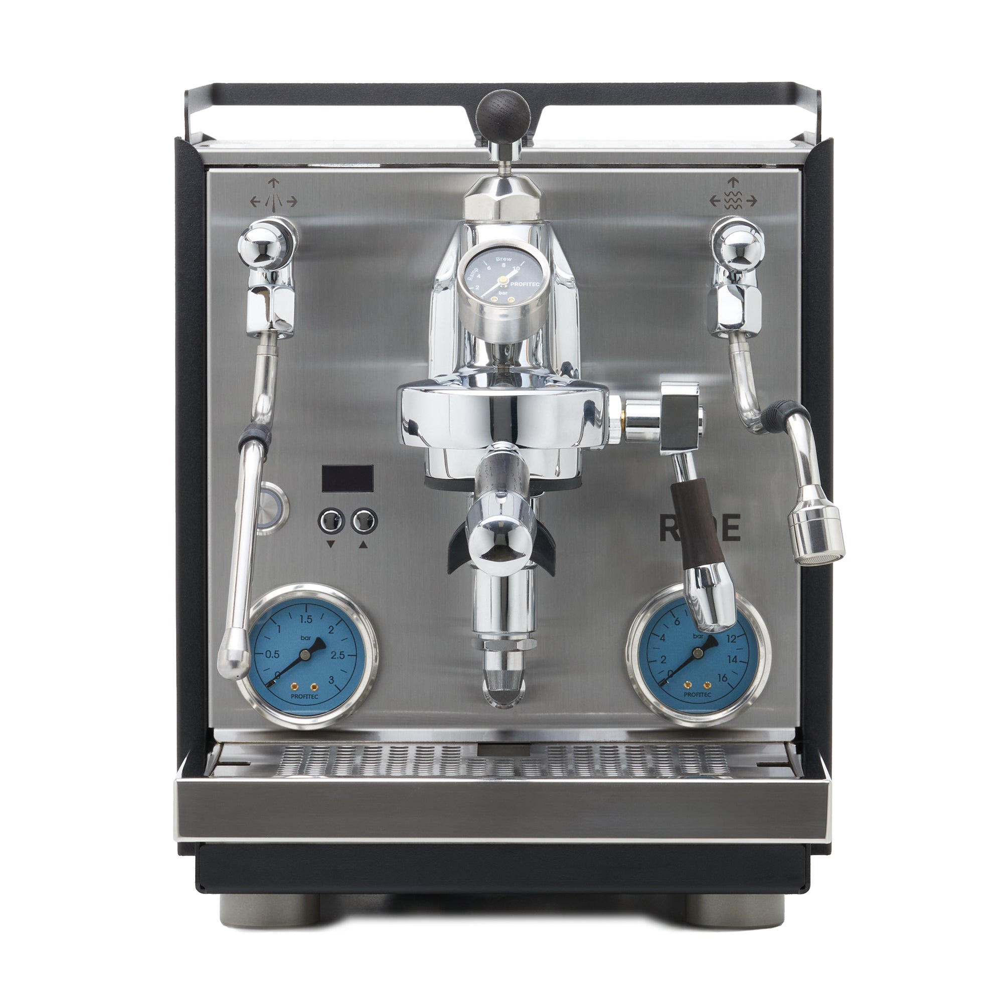 Profitec RIDE Espresso Machine – Joystick / Elegant Blackened Oak / Flow Control