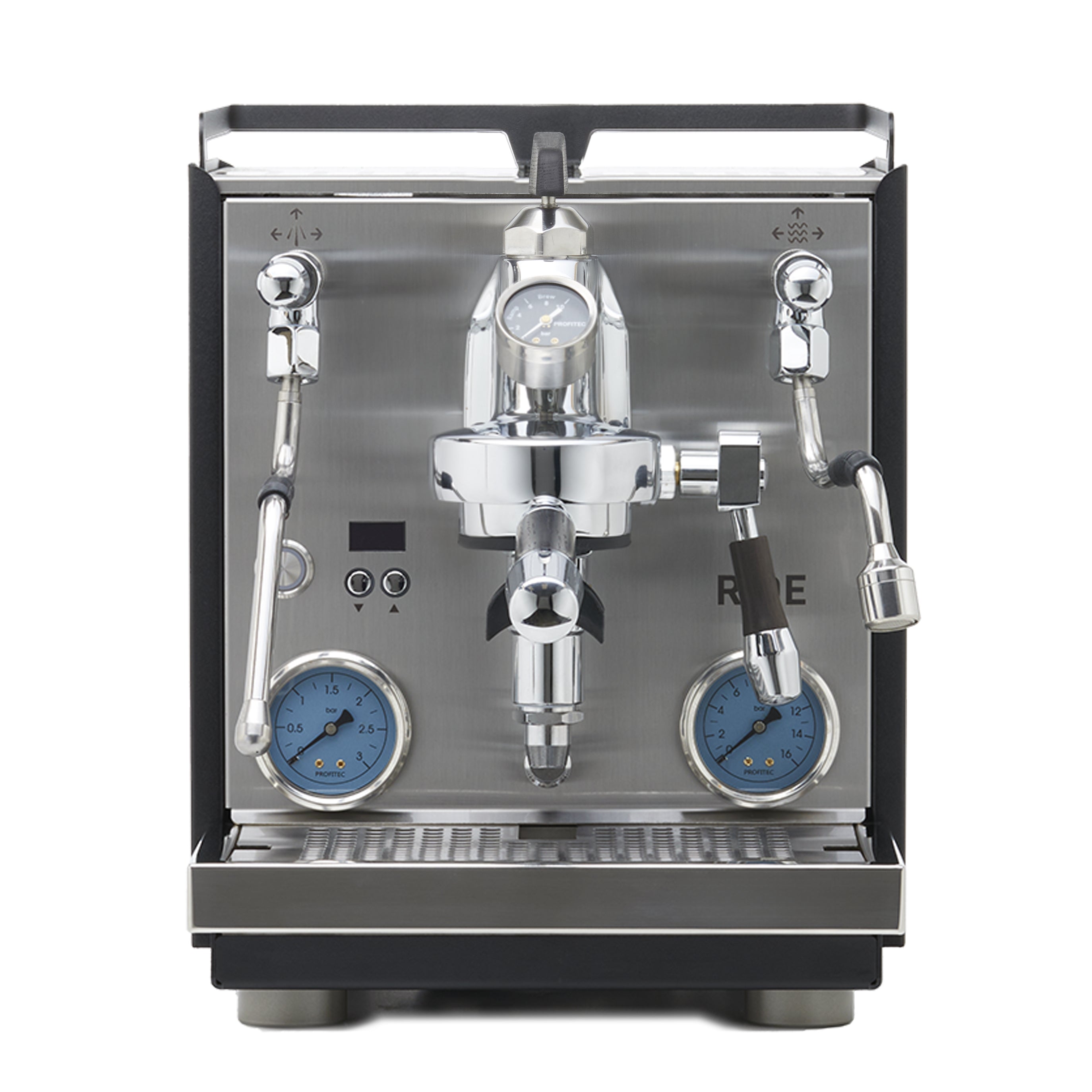 Profitec RIDE Espresso Machine – Joystick / Elegant Blackened Oak / Flow Paddle