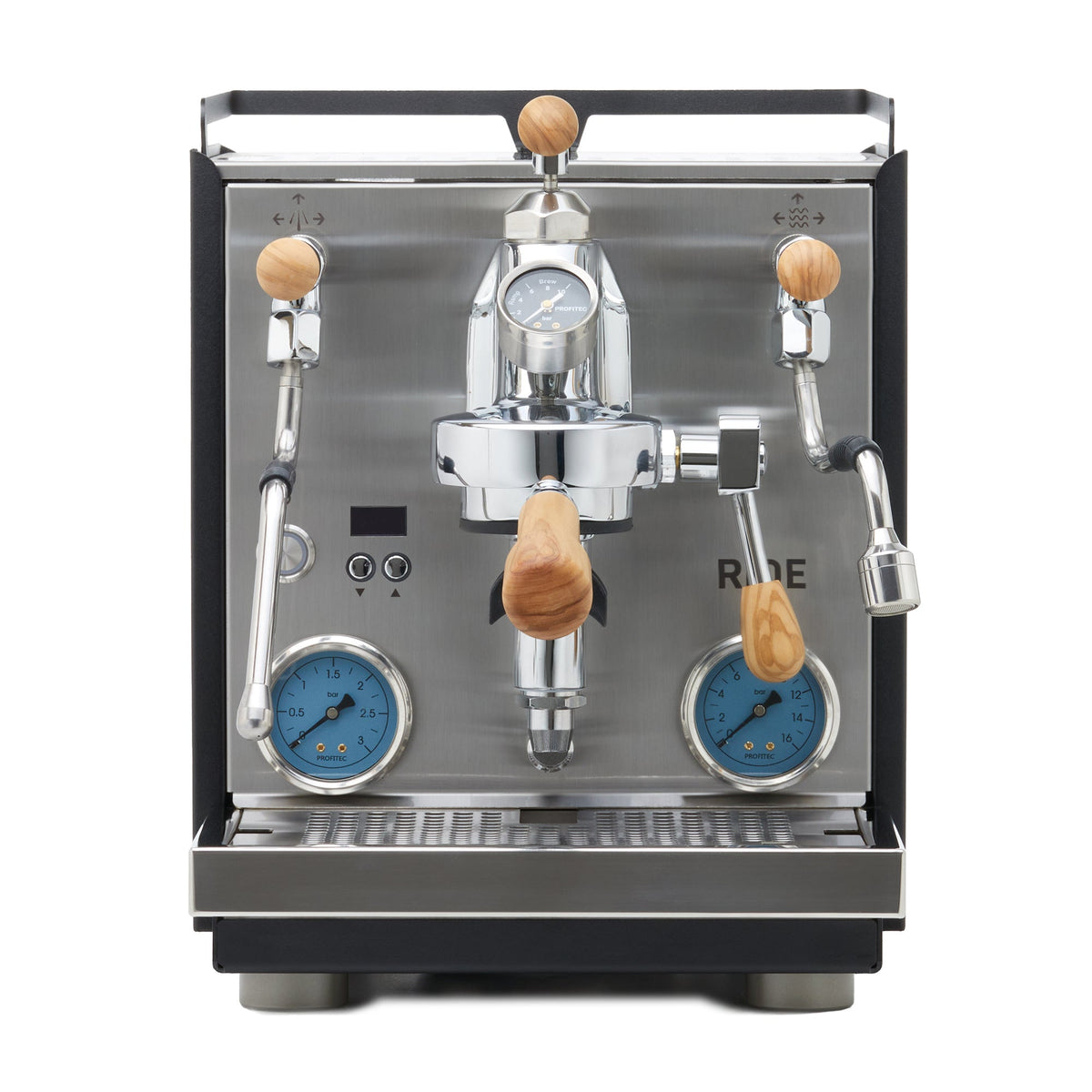 Profitec RIDE Espresso Machine – Joystick / Olive Wood / Flow Control