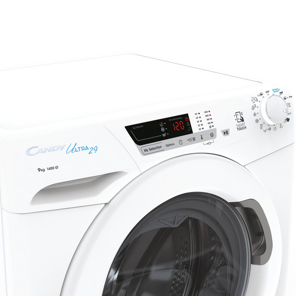 Candy HCU1492DE1-80 9kg 1400 Spin Washing Machine White – image 3 of 4