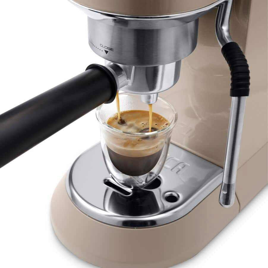 Delonghi EC885.BG Dedica Arte Manual Espresso Coffee maker with Milk Frother - Beige Gold – image 3 of 6