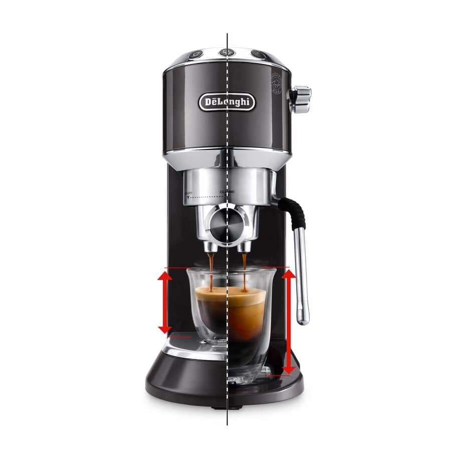 Delonghi EC885.GY Dedica Arte Manual Espresso Coffee maker with Milk Frother - Grey – image 2 of 6
