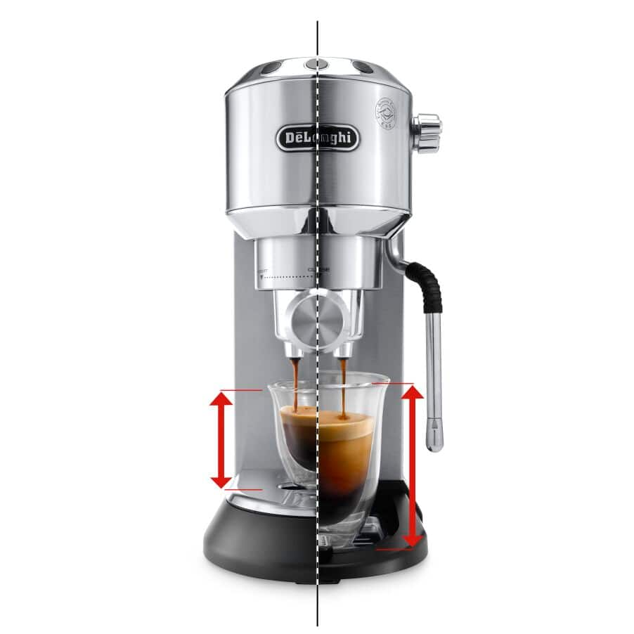 Delonghi EC885.M Dedica Arte Manual Espresso Coffee maker with Milk Frother - Silver – image 2 of 6