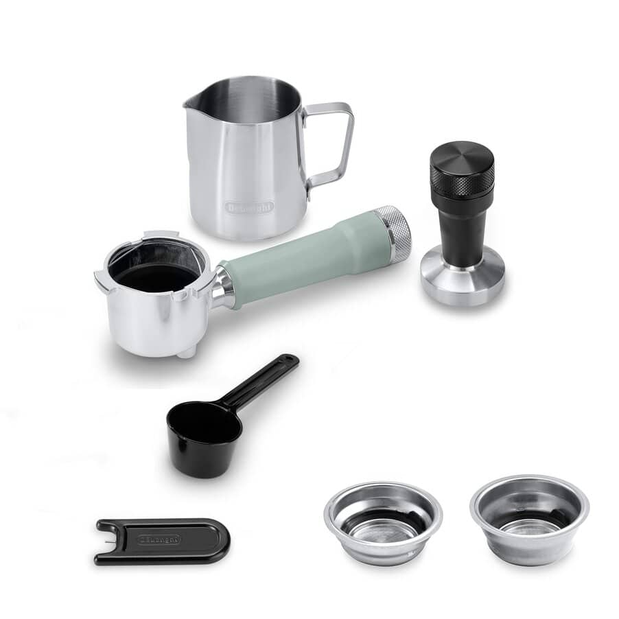 Delonghi EC890.GR Dedica Duo with Advanced Milk Steam Wand Manual Espresso Machine Green – image 7 of 8