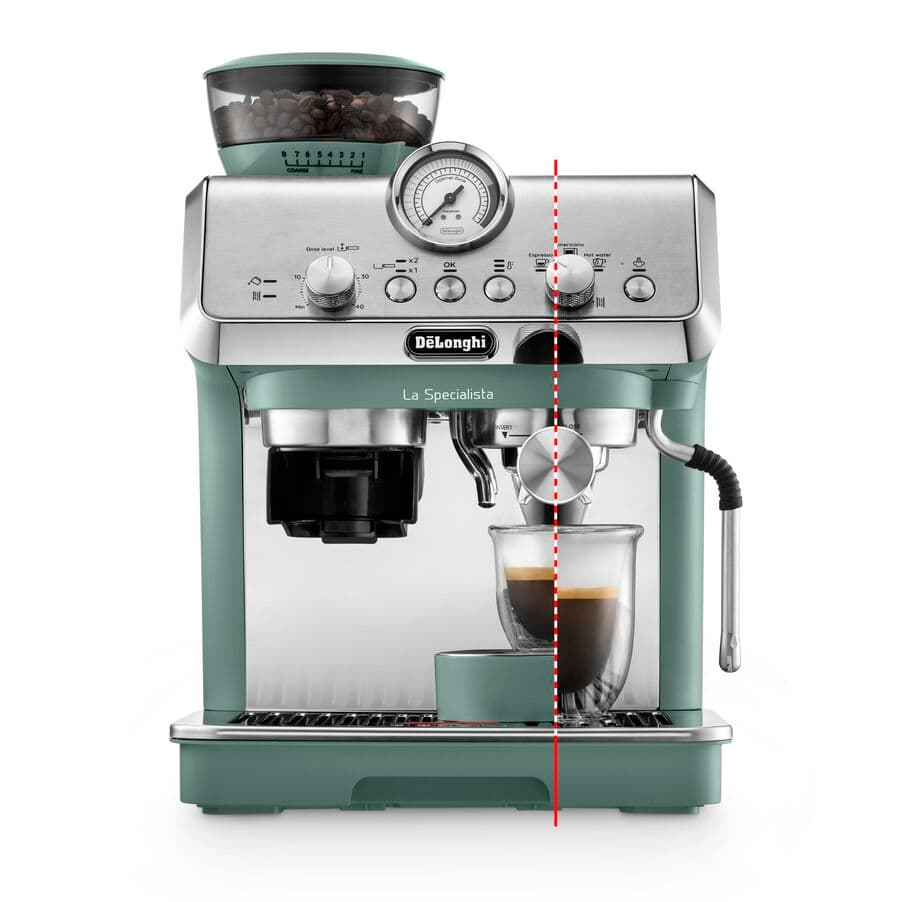 Delonghi EC9155.GR La Specialista Arte Compact Manual Bean to Cup Coffee Machine Green – image 2 of 6