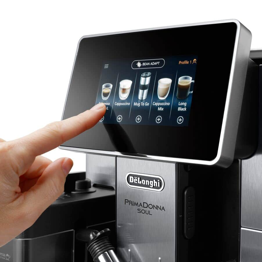 DeLonghi ECAM610.75.M Primadonna Soul Fully Automatic Bean to Cup Coffee Machine Metal Black – image 2 of 6