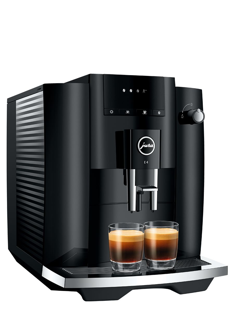 JURA E4 Super-Automatic Espresso Machine – Piano Black