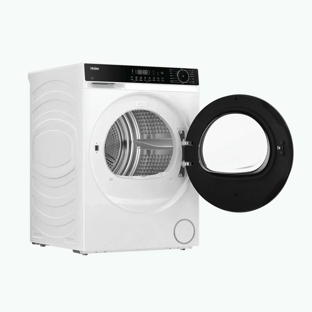 Haier HD80-D357U1 8kg Freestanding Heat Pump Tumble Dryer White - D Rated – image 4 of 10