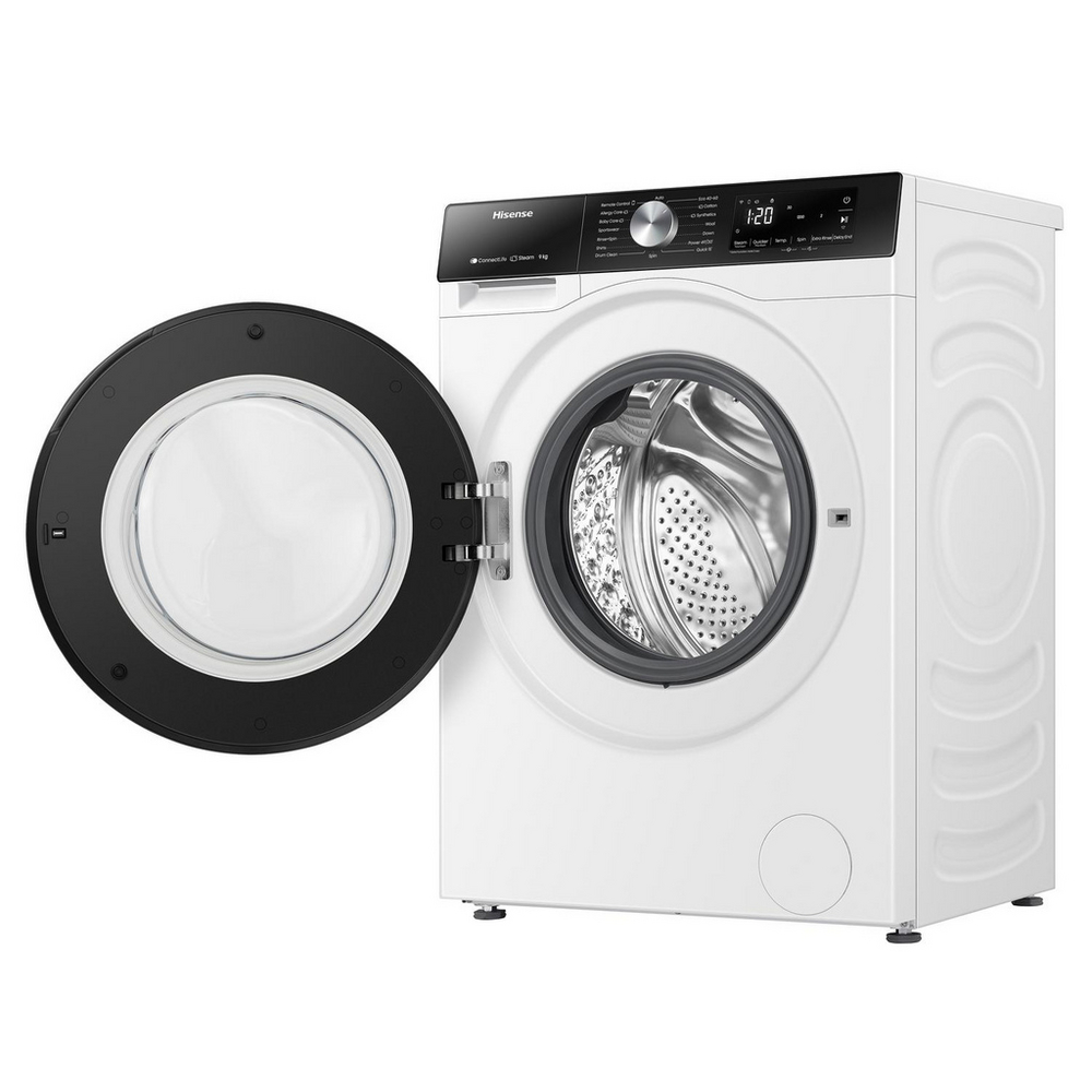 Hisense 3S Series WF3S9043BW3 9kg 1400 Spin WiFi-enabled Freestanding Washing Machine White – image 12 of 14