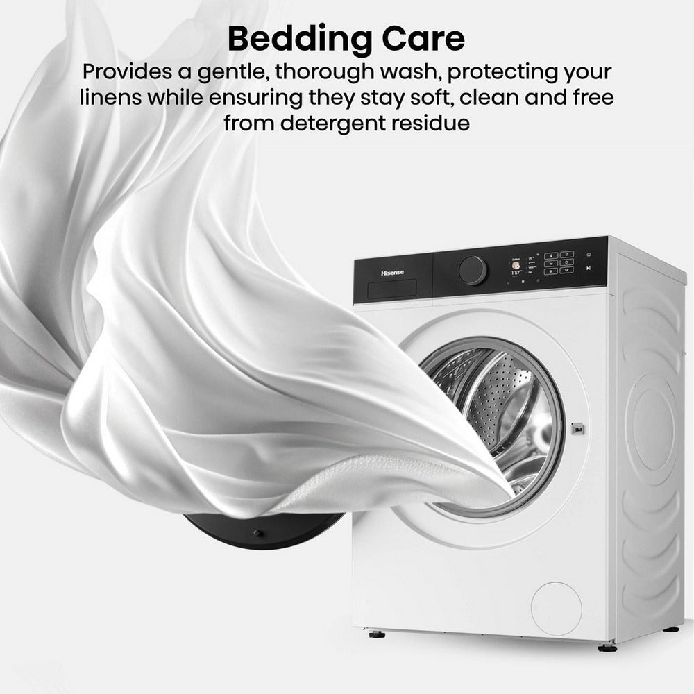 Hisense KitchenFit 5i Series WF5I9043BWFS 9kg 1400 Spin WiFi-enabled Freestanding Washing Machine White – image 22 of 28