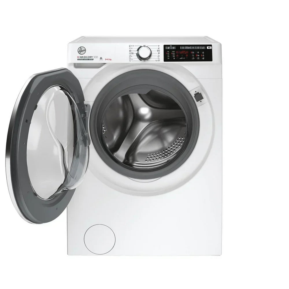 Hoover HD496AMC 1-80 H-WASH 500 WiFi Connected 9+6kg 1400 Spin Washer Dryer White – image 2 of 6
