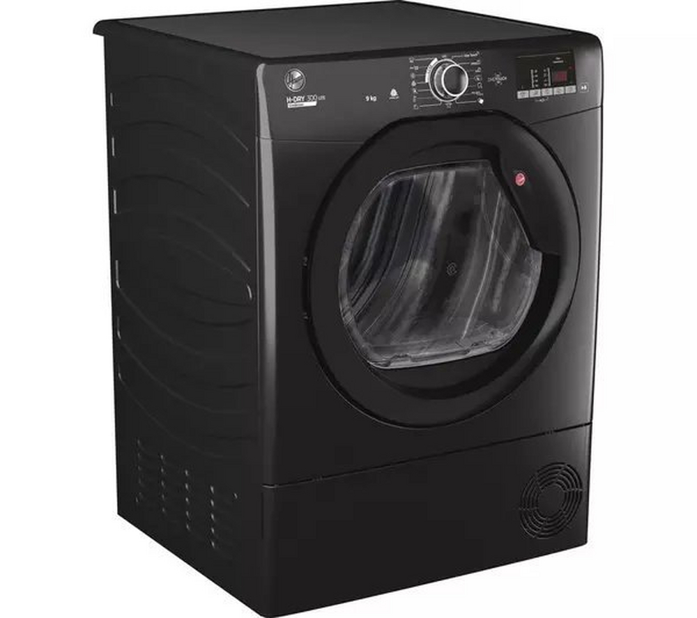 Hoover HLE C9DGB H-Dry 300 Lite 9kg Freestanding Condenser Tumble Dryer Black – image 3 of 6