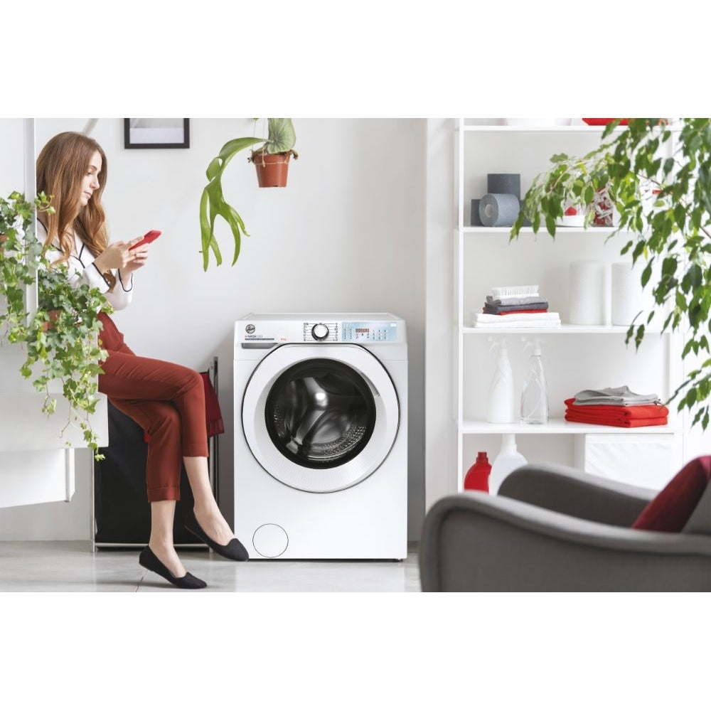 Hoover HWB 410AMC 1-80 10kg 1400 Spin Front Load Washing Machine White - A Rated – image 5 of 5
