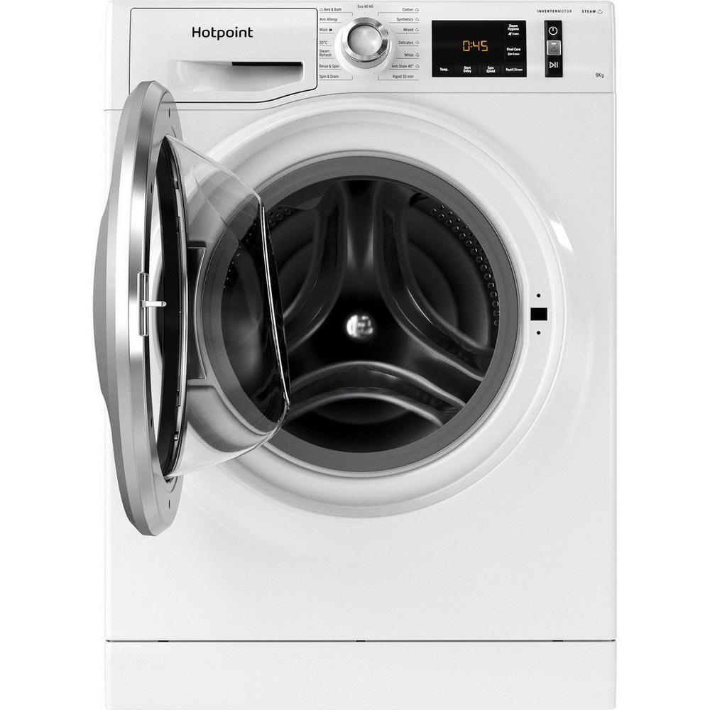 Hotpoint NM11948WSAUK 9kg 1400 Spin Washing Machine White – image 2 of 9