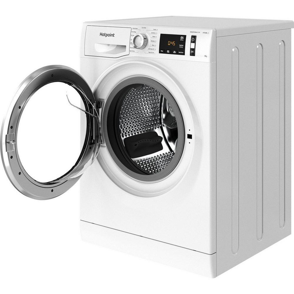 Hotpoint NM11948WSAUK 9kg 1400 Spin Washing Machine White – image 3 of 9