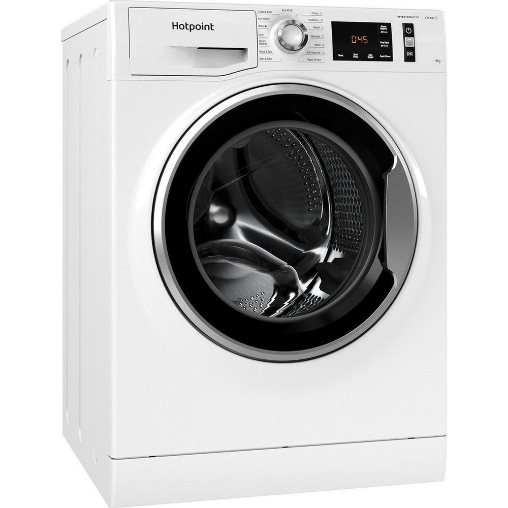 Hotpoint NM11948WSAUK 9kg 1400 Spin Washing Machine White – image 5 of 9