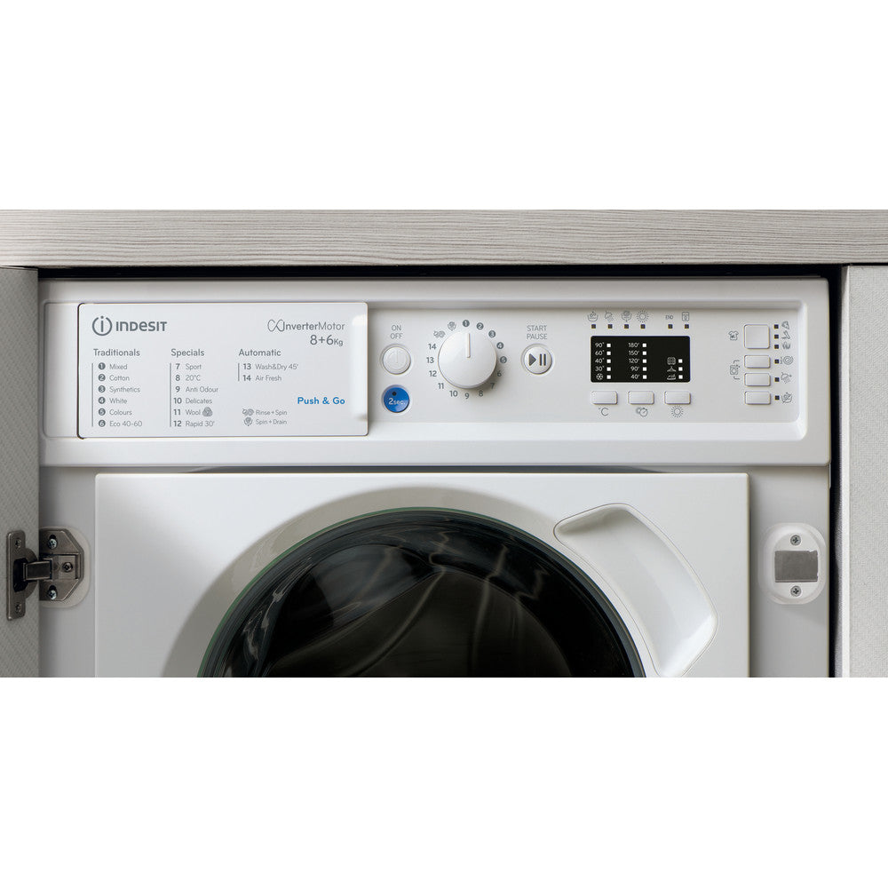 Indesit BIWDIL861485 8 kg Integrated Washer Dryer White – image 7 of 15
