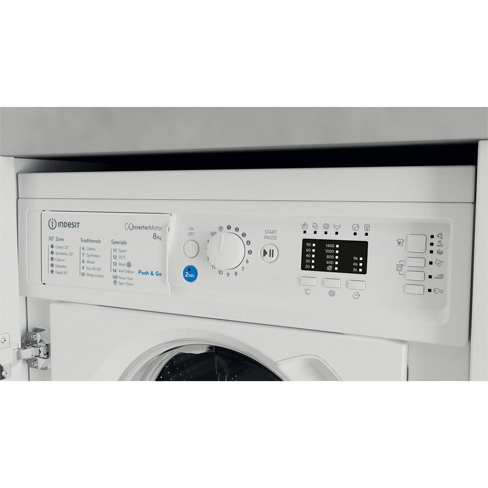 Indesit BIWMIL81485 8kg Built In Washing Machine – image 7 of 13