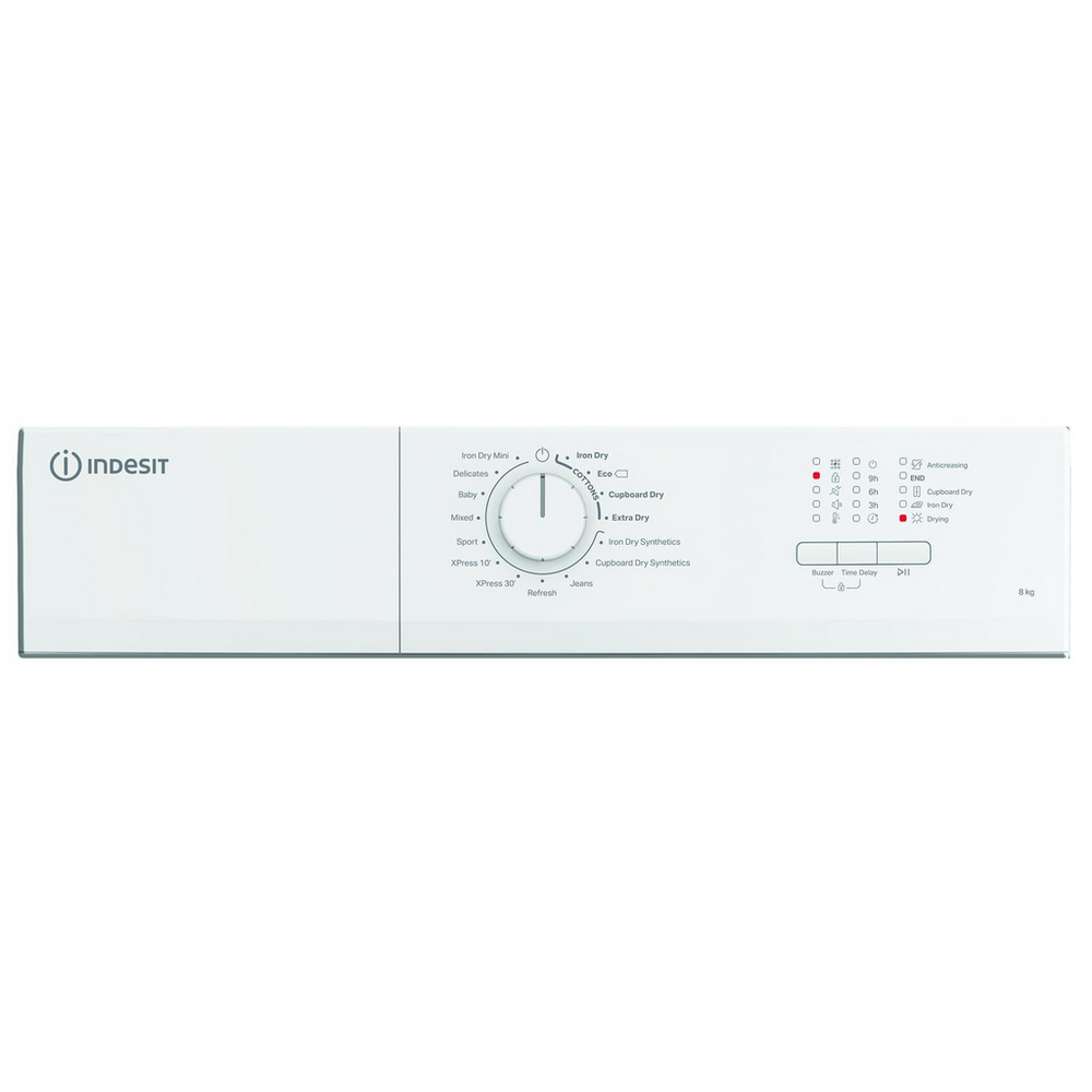 Indesit CYDA81WWGLUK Freestanding 8kg Vented Timer Dry White - Tumble Dryer – image 5 of 7