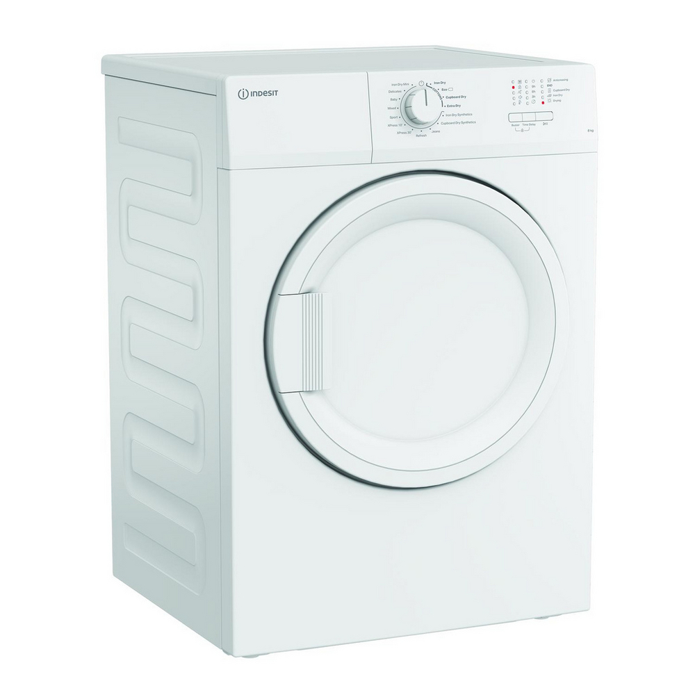 Indesit CYDA81WWGLUK Freestanding 8kg Vented Timer Dry White - Tumble Dryer